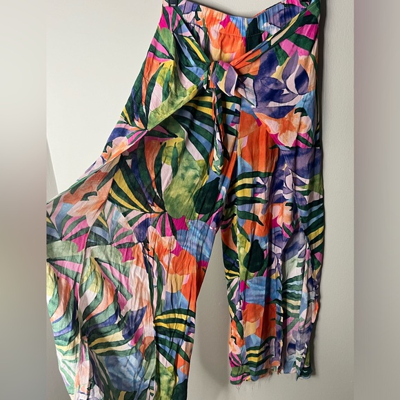 Kona sol tie front cover up swim pants small - Picture 5 of 7